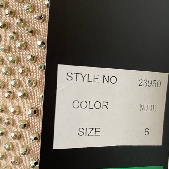 LA FEMME Open Back Beaded Gown - Picture 13 of 13